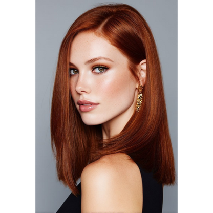 🔥Straight Hair Topper for Crown Thinning – Natural Coverage at the Crown