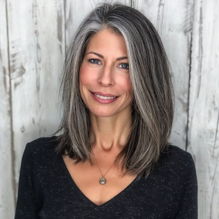 🔥Straight Hair Topper for Crown Thinning – Natural Coverage at the Crown