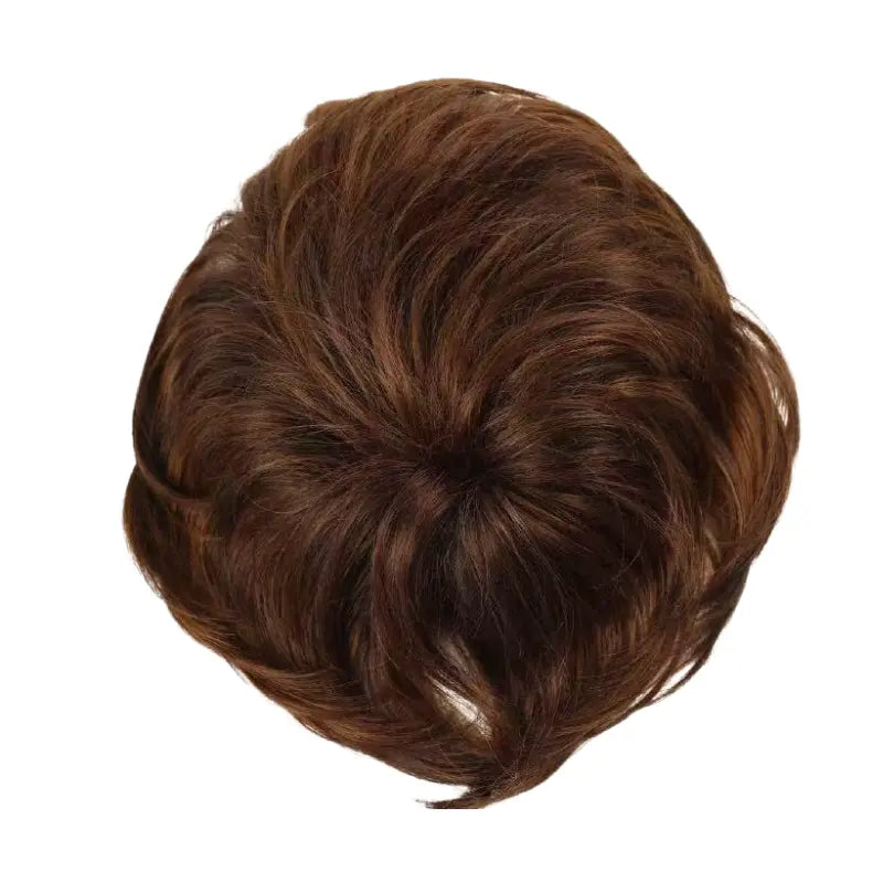 🔥Short Pixie Cut Human Hair Topper with Bangs for Women