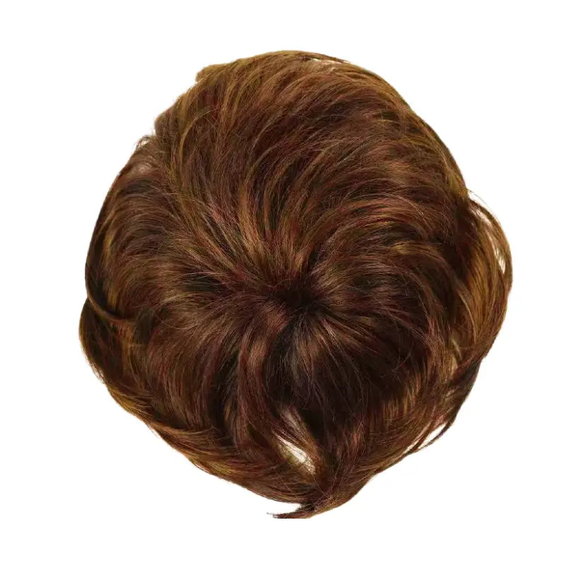 🔥Short Pixie Cut Human Hair Topper with Bangs for Women