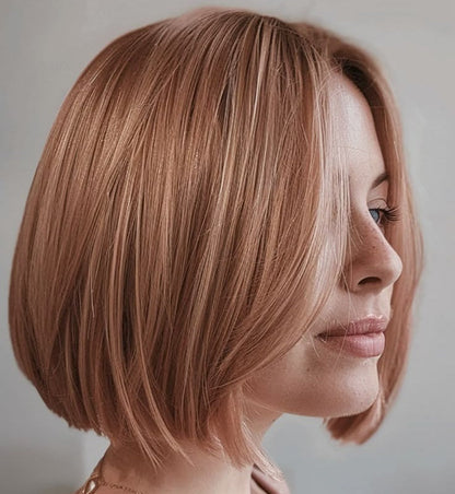 🔥Straight Hair Topper for Crown Thinning – Natural Coverage at the Crown