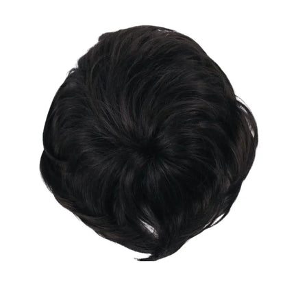 🔥Short Pixie Cut Human Hair Topper with Bangs for Women