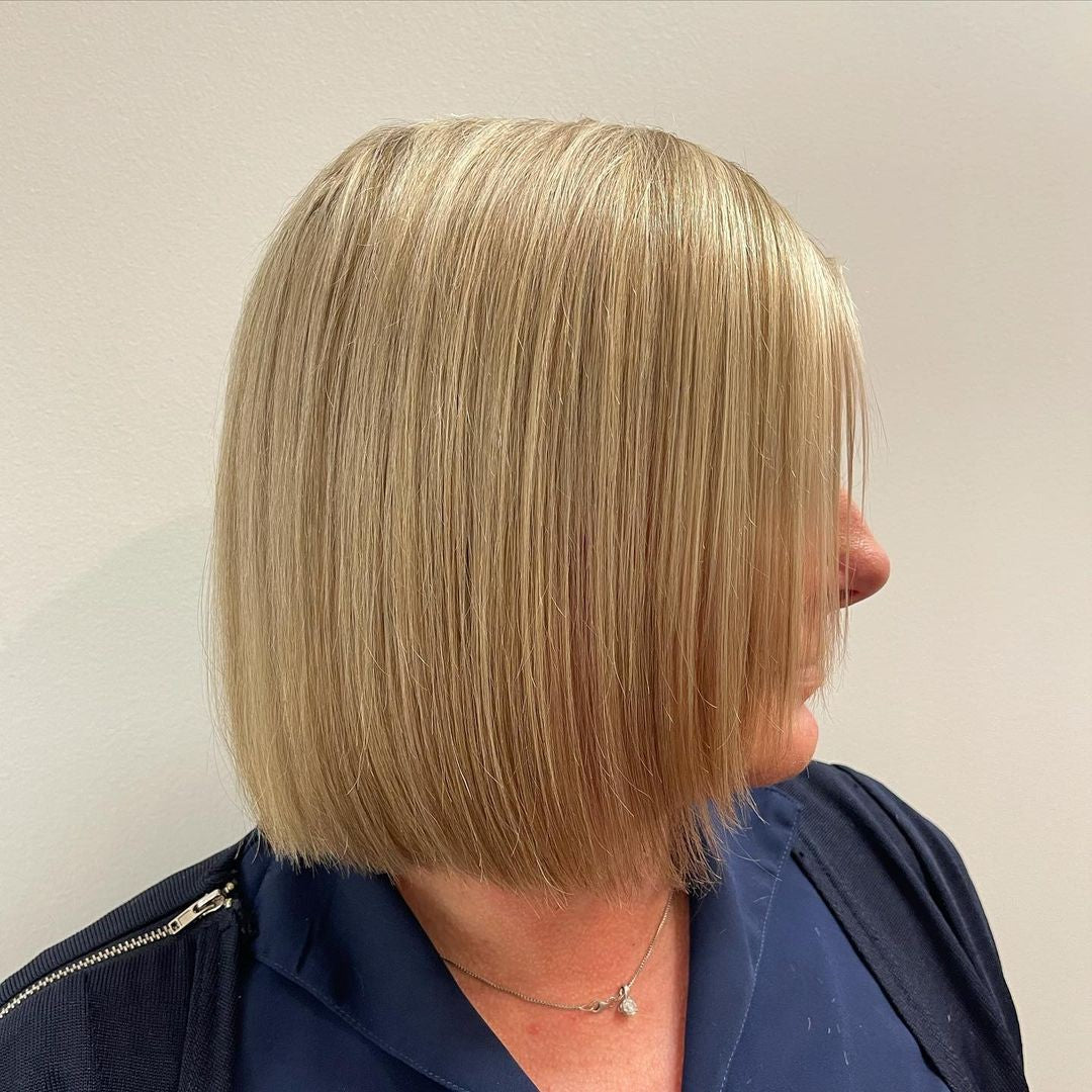 🔥Straight Hair Topper for Crown Thinning – Natural Coverage at the Crown