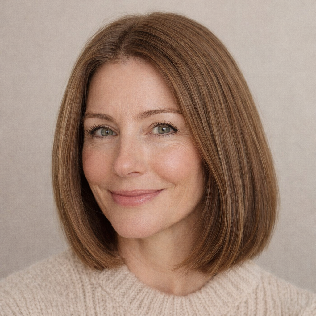 🔥Straight Hair Topper for Crown Thinning – Natural Coverage at the Crown