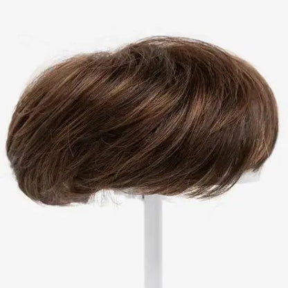 🔥Short Pixie Cut Human Hair Topper with Bangs for Women