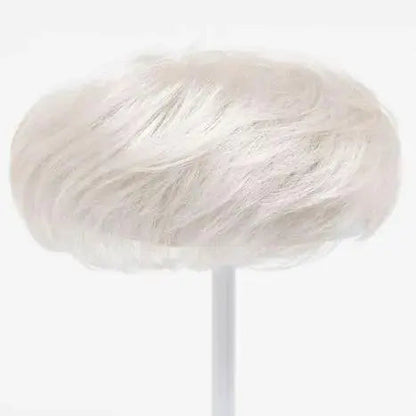 🔥Short Pixie Cut Human Hair Topper with Bangs for Women