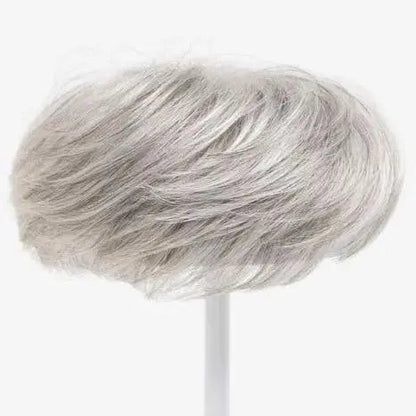 🔥Short Pixie Cut Human Hair Topper with Bangs for Women