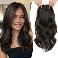 Dark Brown with Highlights