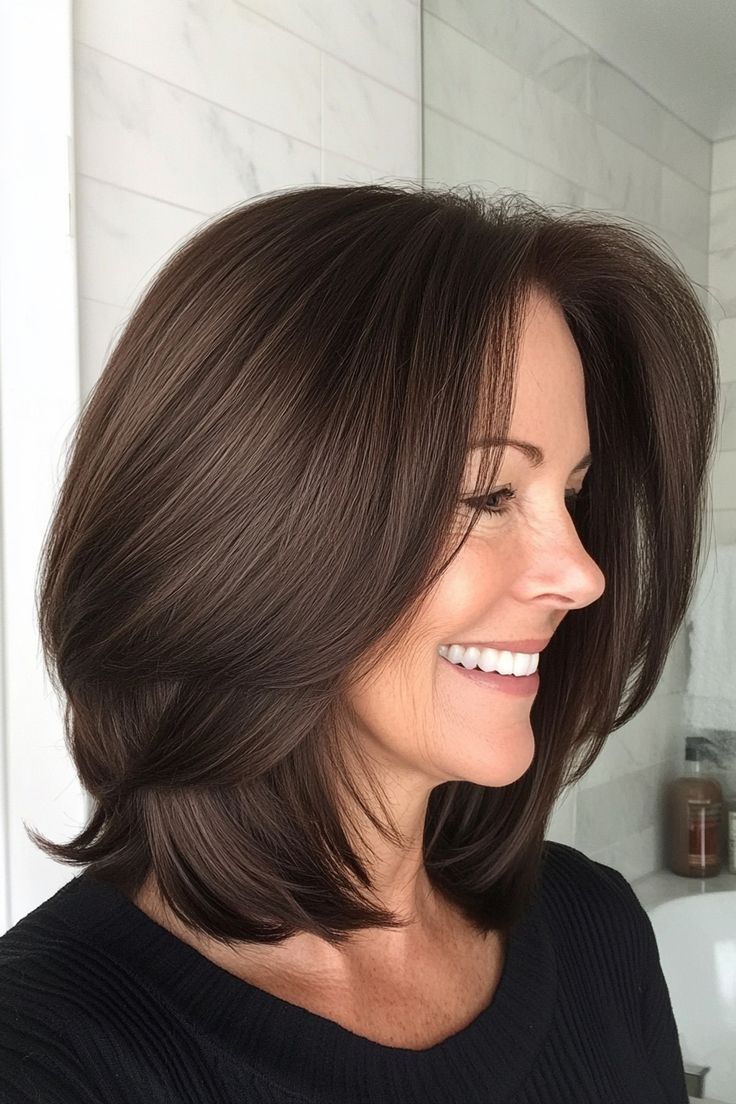🔥Straight Hair Topper for Crown Thinning – Natural Coverage at the Crown